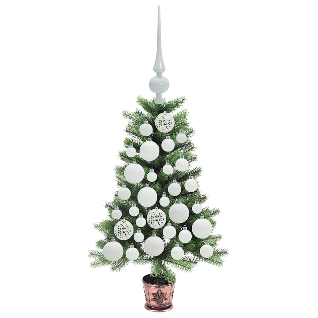 Juletre med 150 LED med stativ grønn 65 cm PE