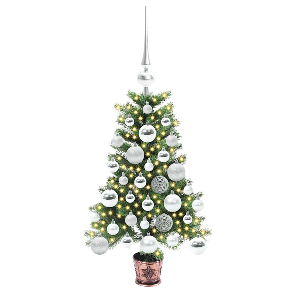 Juletre med 150 LED med stativ grønn 65 cm PE