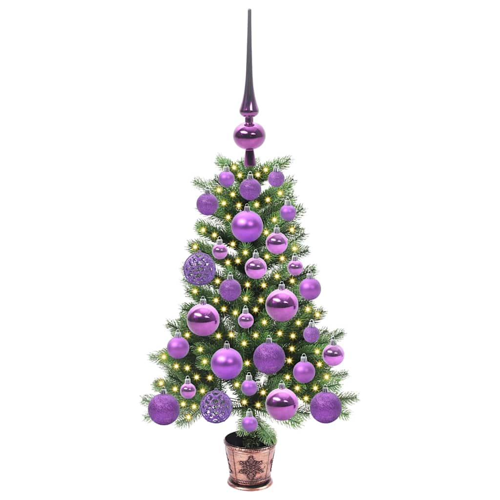 Juletre med 150 LED med stativ grønn 65 cm PE