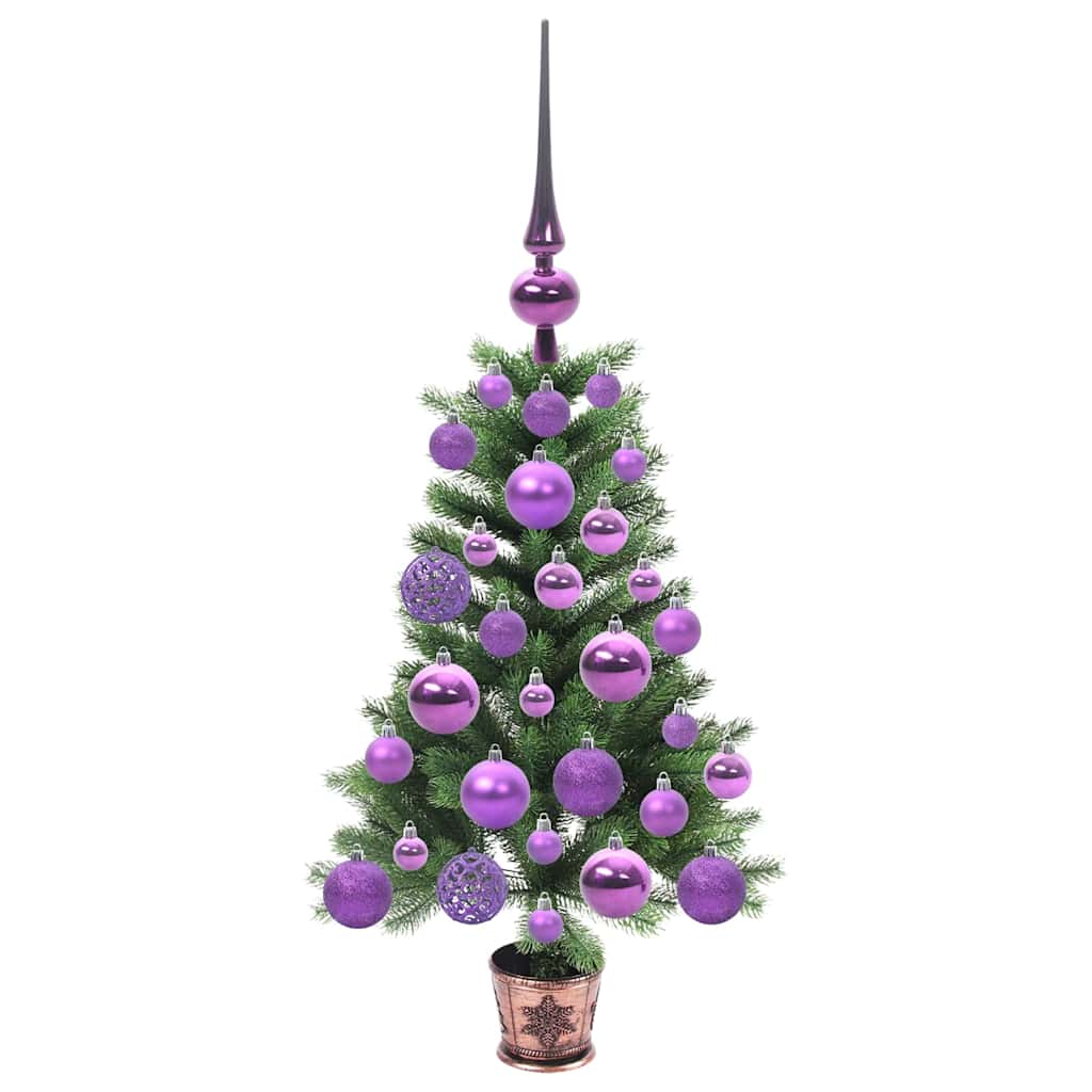 Juletre med 150 LED med stativ grønn 65 cm PE