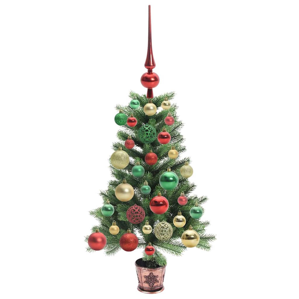 Juletre med 150 LED med stativ grønn 65 cm PE
