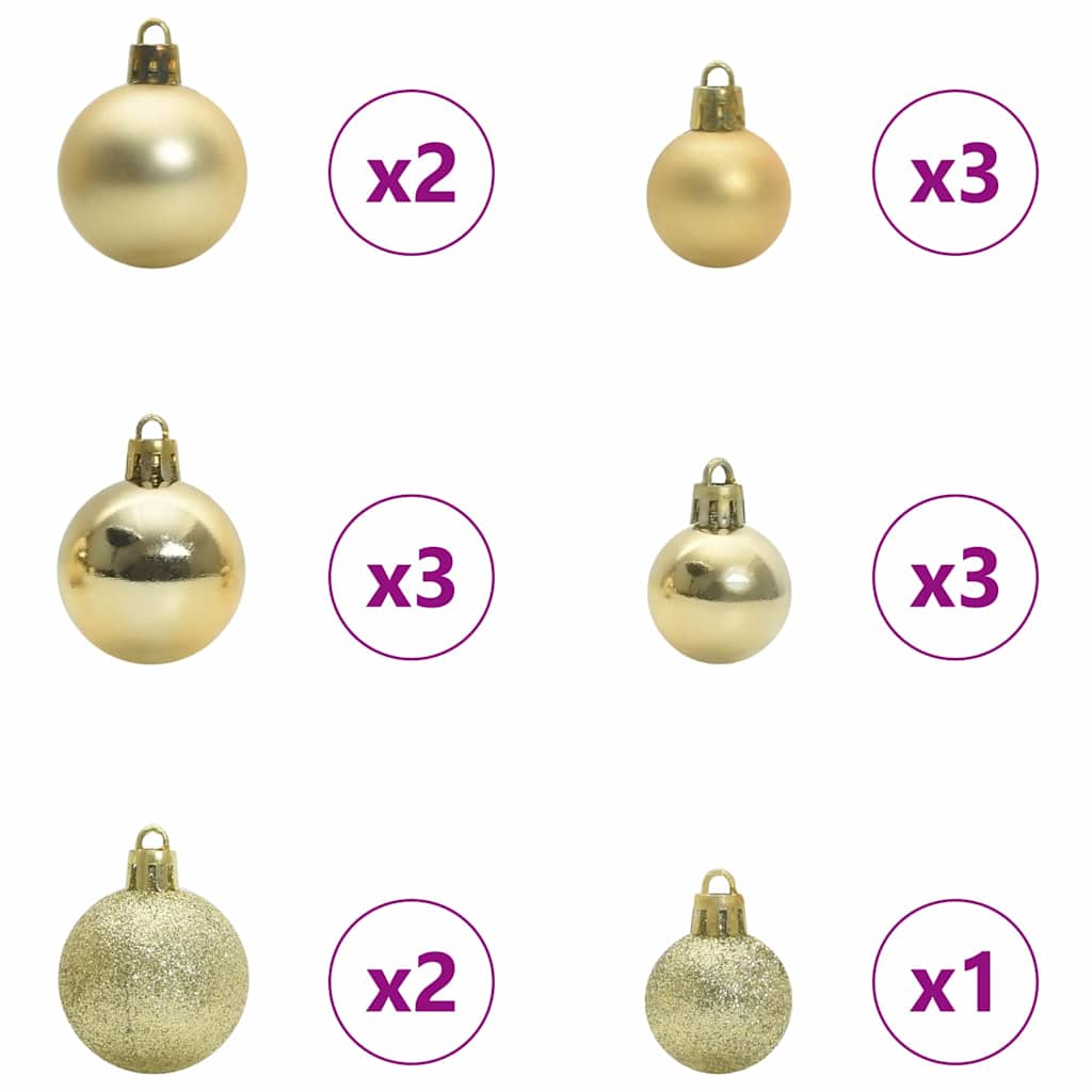 Juletre med 150 LED med stativ grønn 65 cm PE