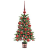 Juletre med 150 LED med stativ grønn 90 cm PE