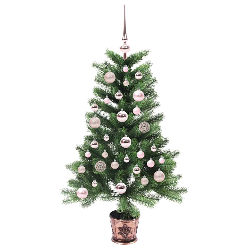 Juletre med 150 LED med stativ grønn 90 cm PE