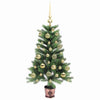 Juletre med 150 LED med stativ grønn 90 cm PE