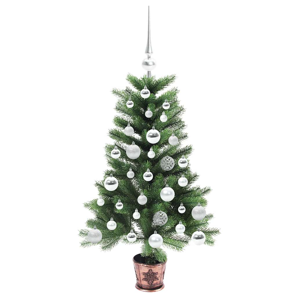 Juletre med 150 LED med stativ grønn 90 cm PE