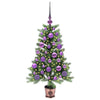 Juletre med 150 LED med stativ grønn 90 cm PE