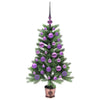 Juletre med 150 LED med stativ grønn 90 cm PE