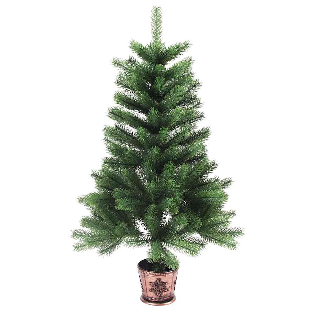Juletre med 150 LED med stativ grønn 90 cm PE