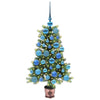 Juletre med 150 LED med stativ grønn 90 cm PE