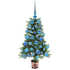 Juletre med 150 LED med stativ grønn 90 cm PE