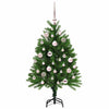 Juletre med 150 LED med stativ grønn 120 cm PE