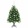 Juletre med 150 LED med stativ grønn 120 cm PE