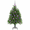 Juletre med 150 LED med stativ grønn 120 cm PE