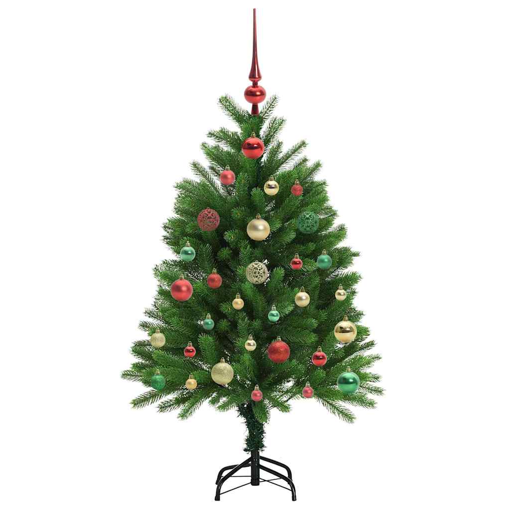 Juletre med 150 LED med stativ grønn 120 cm PE
