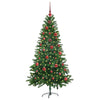 Juletre med 150 LED med stativ grønn 150 cm PE