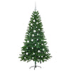 Juletre med 150 LED med stativ grønn 150 cm PE