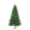 Juletre med 150 LED med stativ grønn 150 cm PE