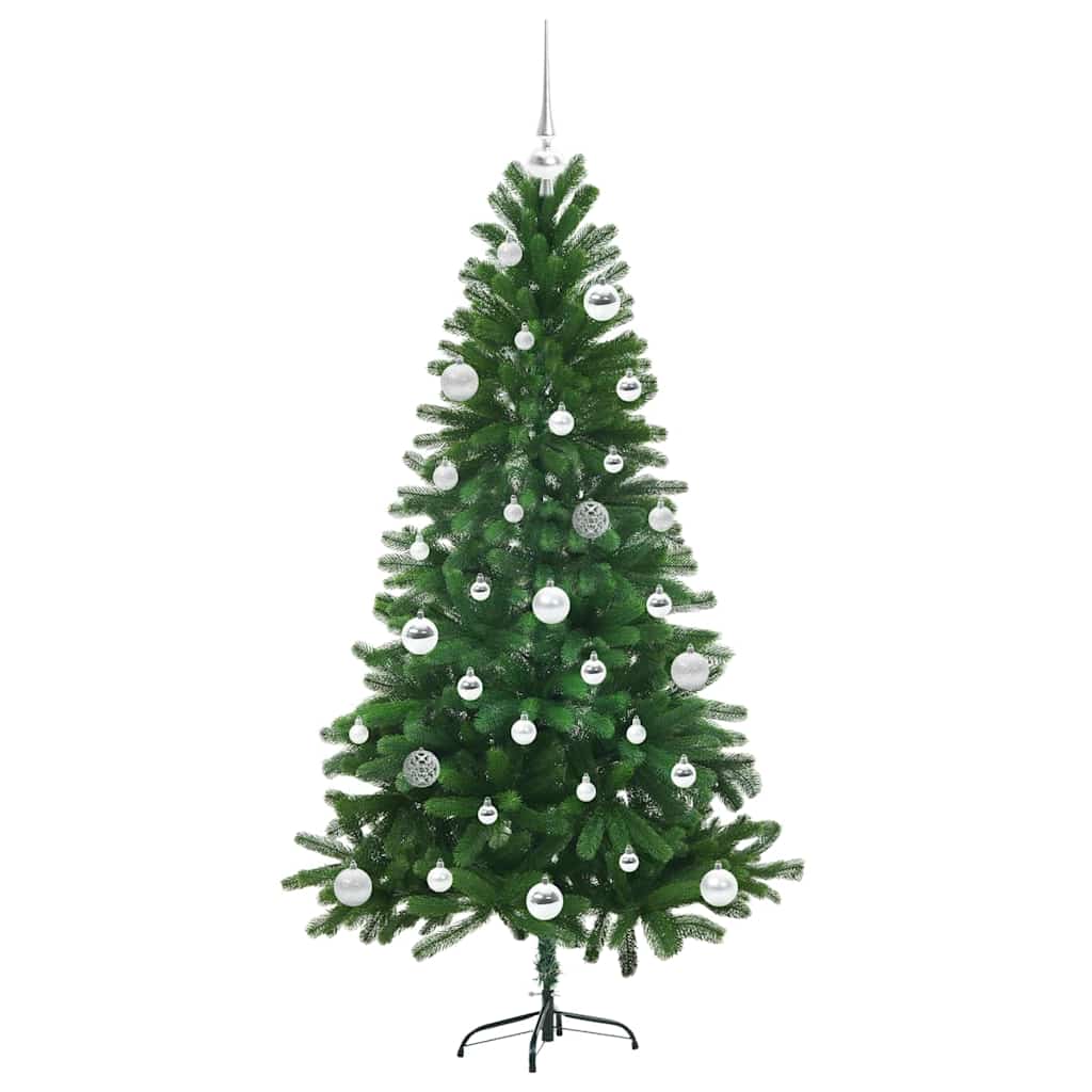 Juletre med 150 LED med stativ grønn 150 cm PE