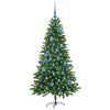 Juletre med 150 LED med stativ grønn 150 cm PE