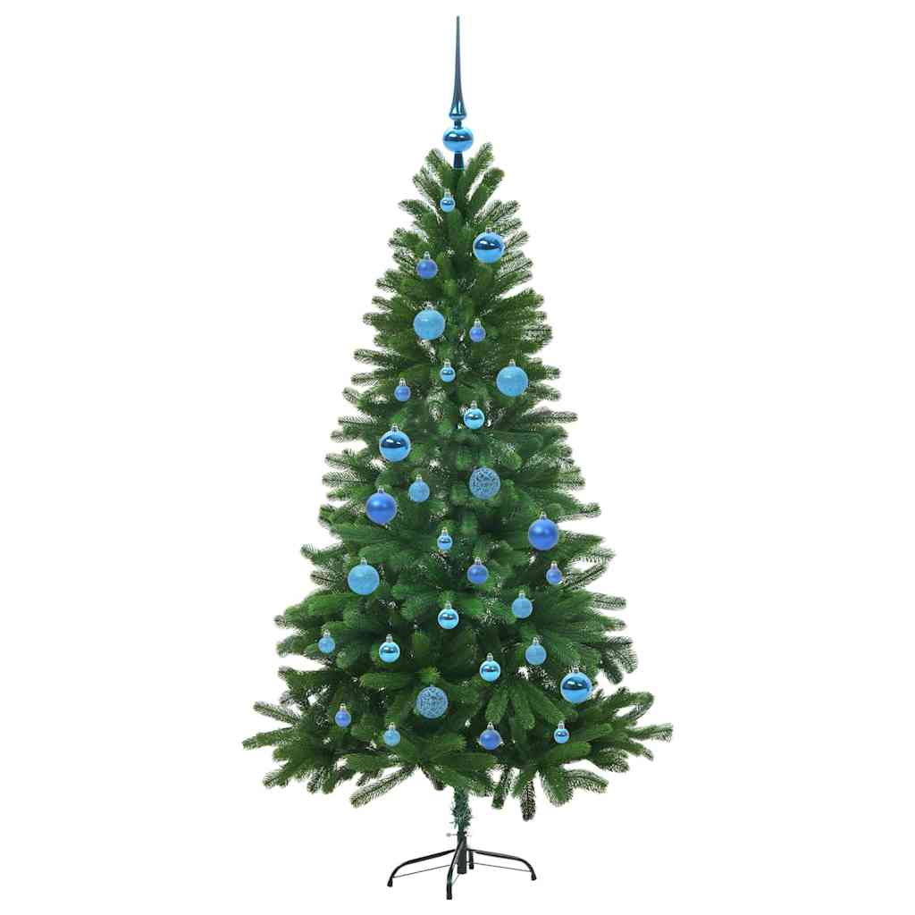 Juletre med 150 LED med stativ grønn 150 cm PE