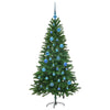 Juletre med 150 LED med stativ grønn 150 cm PE