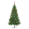Juletre med 150 LED med stativ grønn 150 cm PE