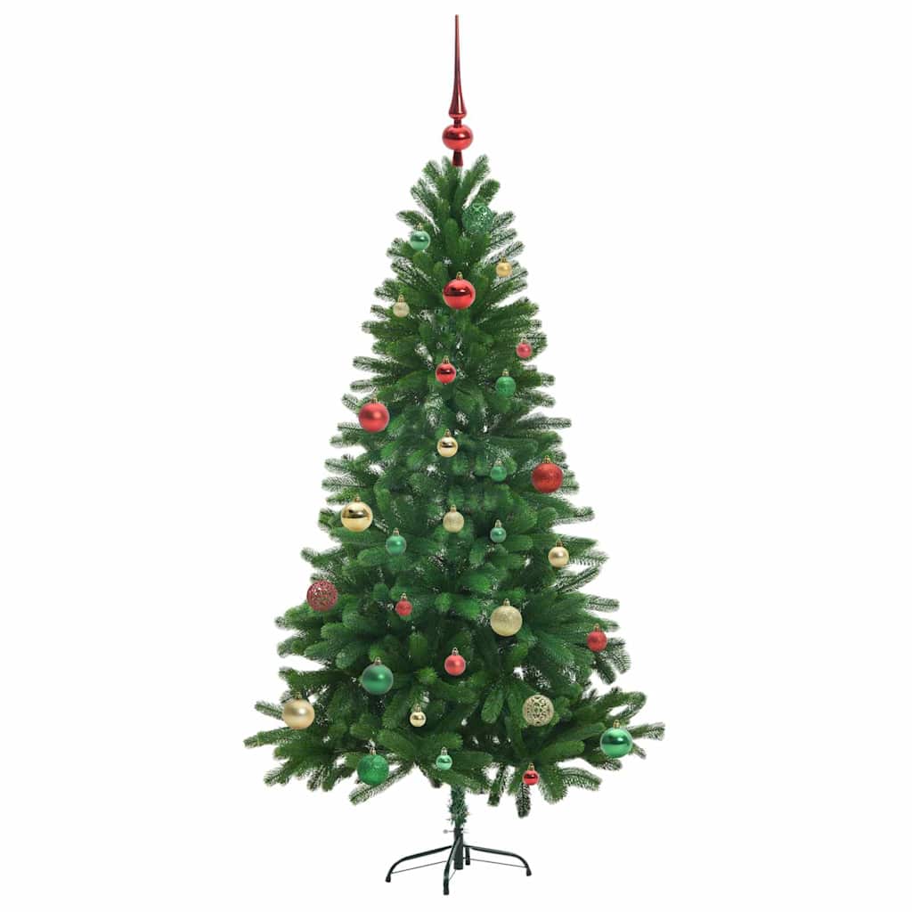 Juletre med 150 LED med stativ grønn 150 cm PE