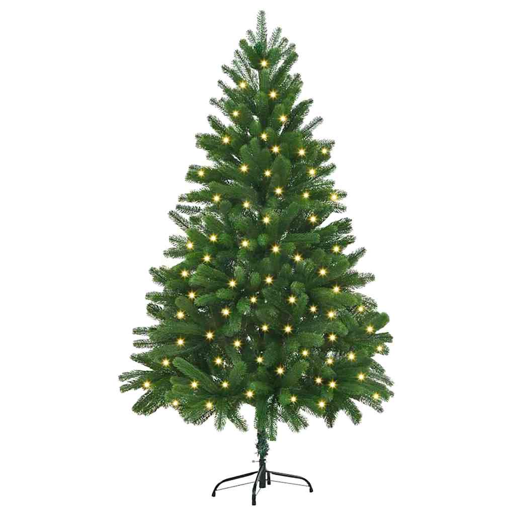 Juletre med 300 LED med stativ grønn 180 cm PE