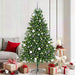 Juletre med 300 LED med stativ grønn 180 cm PE