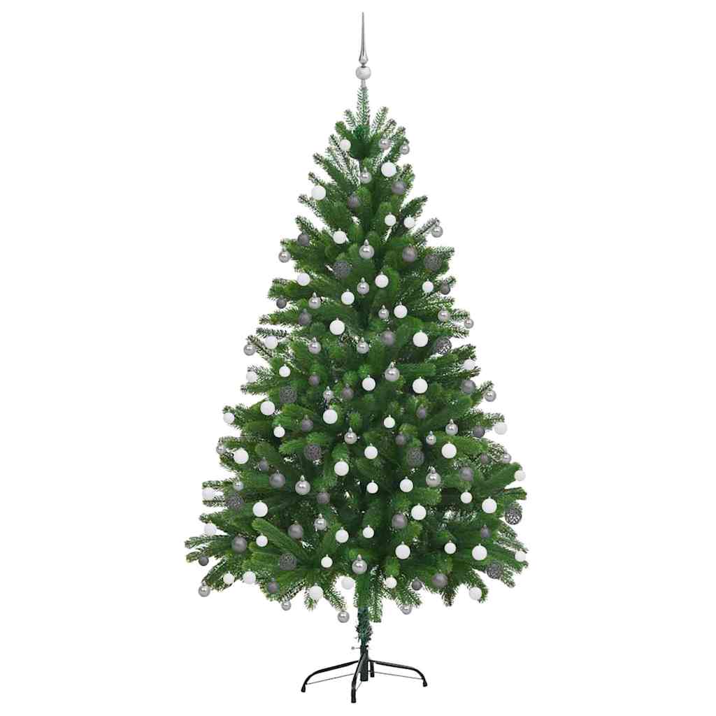 Juletre med 300 LED med stativ grønn 180 cm PE