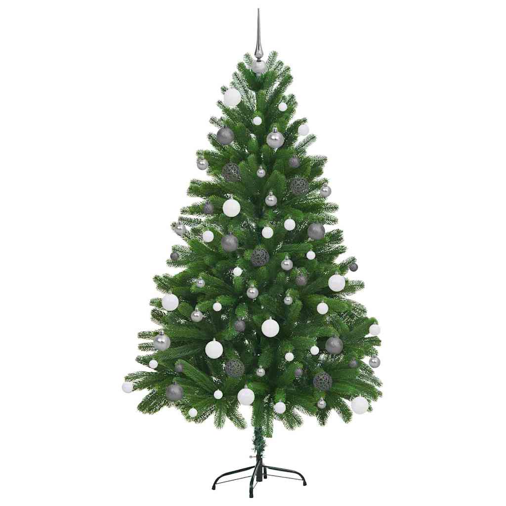 Juletre med 300 LED med stativ grønn 180 cm PE