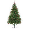 Juletre med 300 LED med stativ grønn 180 cm PE