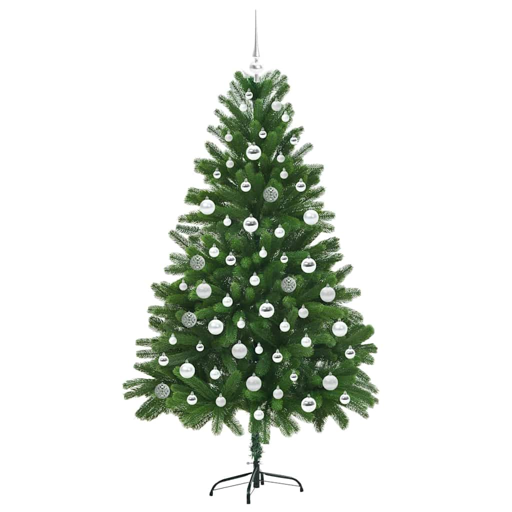 Juletre med 300 LED med stativ grønn 180 cm PE