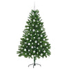 Juletre med 300 LED med stativ grønn 180 cm PE