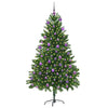 Juletre med 300 LED med stativ grønn 180 cm PE