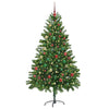 Juletre med 300 LED med stativ grønn 180 cm PE