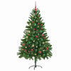 Juletre med 300 LED med stativ grønn 180 cm PE
