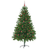 Juletre med 300 LED med stativ grønn 210 cm PE