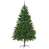 Juletre med 300 LED med stativ grønn 210 cm PE
