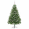 Juletre med 300 LED med stativ grønn 210 cm PE