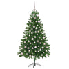Juletre med 300 LED med stativ grønn 210 cm PE