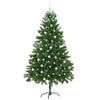 Juletre med 300 LED med stativ grønn 210 cm PE