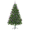Juletre med 300 LED med stativ grønn 210 cm PE