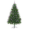 Juletre med 300 LED med stativ grønn 210 cm PE