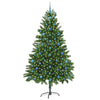Juletre med 300 LED med stativ grønn 210 cm PE
