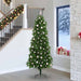 Juletre med 300 LED med stativ grønn 240 cm PE