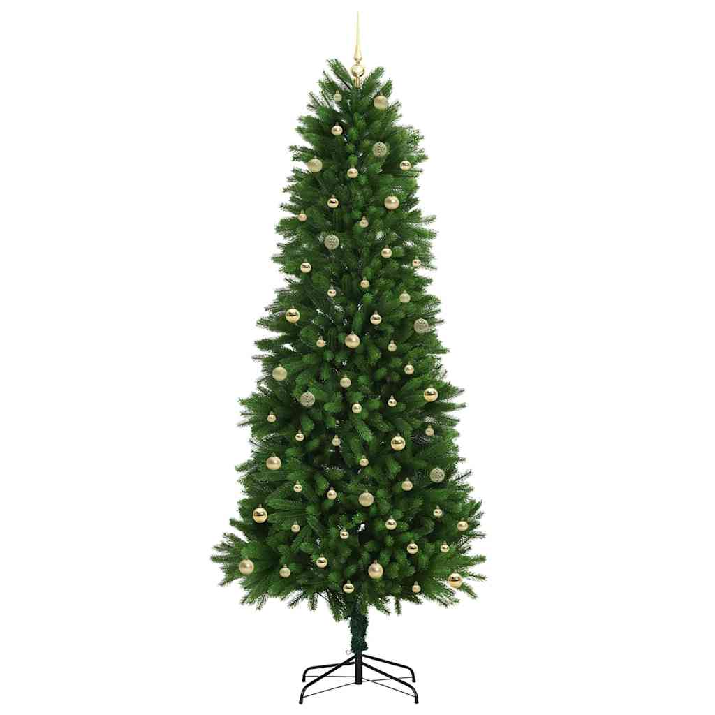 Juletre med 300 LED med stativ grønn 240 cm PE
