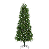 Juletre med 300 LED med stativ grønn 240 cm PE