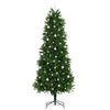 Juletre med 300 LED med stativ grønn 240 cm PE